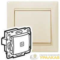 Выключатель 1-кл. СП Valena 10А IP31 с подсветкой механизм сл. кость (DIY-упак.) IEK 