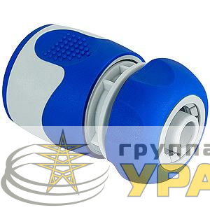 Соединитель-коннектор для шланга 12мм (1/2) пластик TPR (20/200) Green Apple 