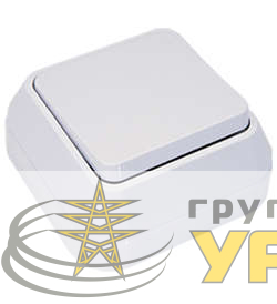 Выключатель 1-кл. ОП 10А IP20 бел. Makel 