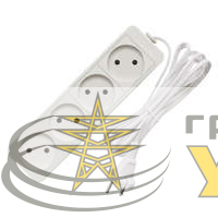 Удлинитель 4х3м без заземл. 6А IP20 1.3кВт ШВВП Союз 