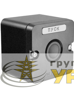 Пост управления ПКЕ 222-1 У2 10А 660В 1 элемент черн. цилиндр накладной IP54 Электротехник 