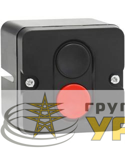 Пост управления ПКЕ 212-2 У3 10А 660В 2 элемента черн. и красн. цилиндр накладной IP40 Электротехник 