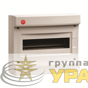 Щиток настенный 12мод. IP40 без дверцы сер. DKC 