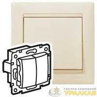 Выключатель 2-кл. СП Valena 10А IP31 механизм сл. кость (DIY-упак.) IEK 