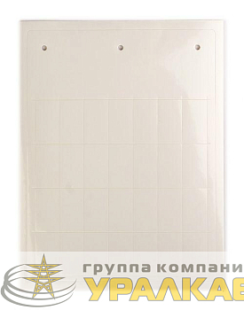 Табличка эластичная клейкое основание винил бел. (уп.330шт) DKC 