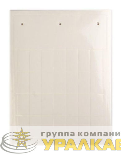 Табличка эластичная клейкое основание винил бел. (уп.330шт) DKC 