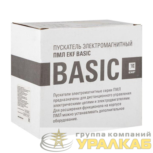 Пускатель ПМЛ-3160М 50А кат. 230В AC Basic EKF 