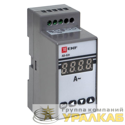 Амперметр цифровой AD-G31 1ф на DIN EKF 