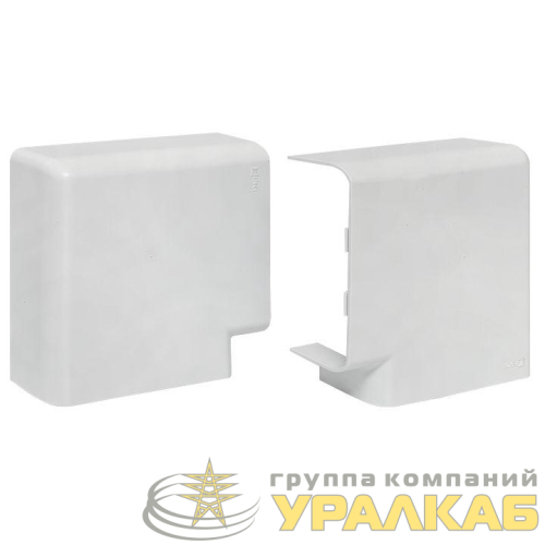 Поворот на 90град. 105х50 C-Line бел. (уп.2шт) EKF 