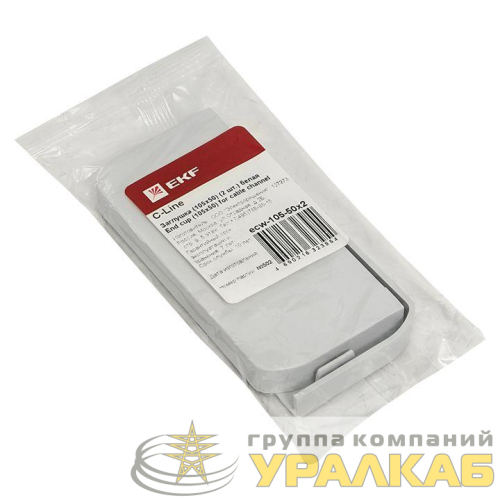 Заглушка 105х50 C-Line бел. (уп.2шт) EKF 