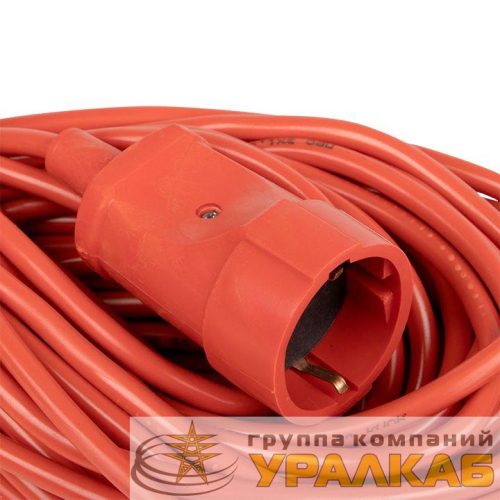 Удлинитель-шнур 1х40м с заземл. 16А IP20 Зевс 2.0 3.5кВт ПВС 3х1 PROxima EKF 