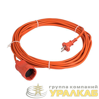Удлинитель-шнур 1х20м без заземл. 10А IP20 Зевс 2.0 2.3кВт ПВС 2х0.75 PROxima EKF 