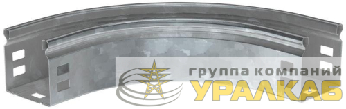 Угол для лотка плавный 90град. 100х50 Г01 ESCA HDZ IEK 