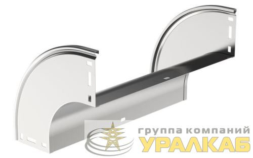 Угол для лотка плавный 90град. 400х80 В20 ESCA В20 IEK 