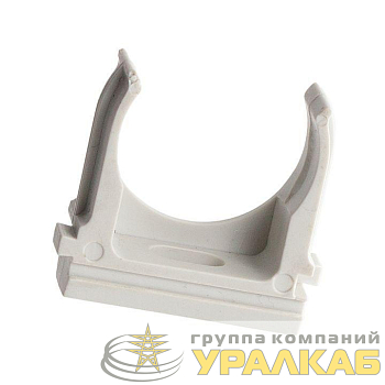 Держатель для труб (клипса) d50мм сер. (уп.20шт) Plast EKF 