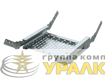 Угол для лотка вертикальный 200х100 гор. оцинк. DKC 