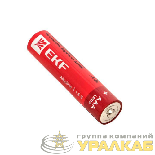 Элемент питания алкалиновый AAA/LR03 пластик. бокс (уп.24шт) EKF 