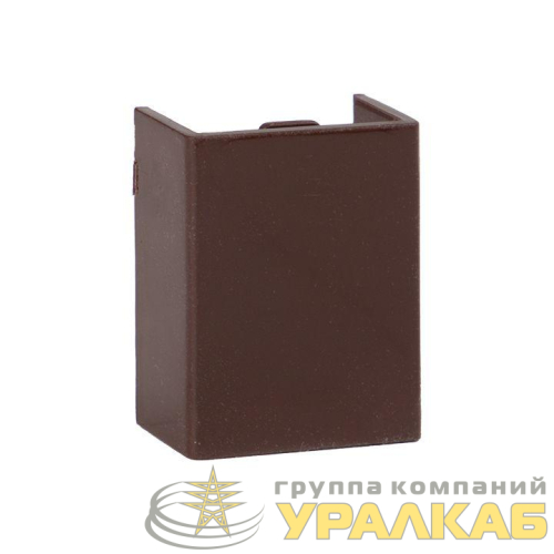 Соединитель 20х10 под темн. дерево Plast PROxima (уп.4шт) EKF 