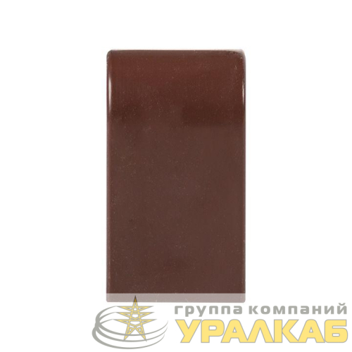 Заглушка 25х25 под темн. дерево Plast PROxima (уп.4шт) EKF 