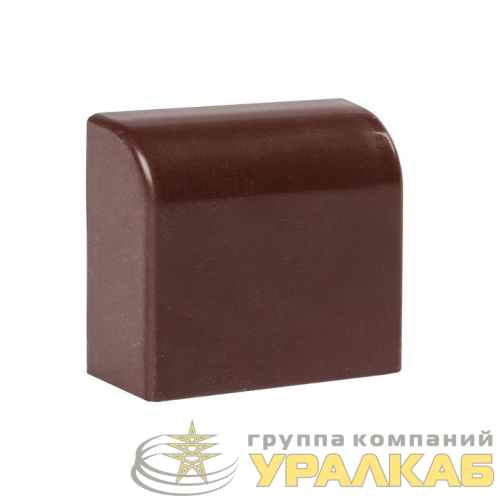 Заглушка 40х25 под темн. дерево Plast PROxima (уп.4шт) EKF 