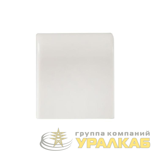 Заглушка 25х16 бел. Plast PROxima (уп.4шт) EKF 