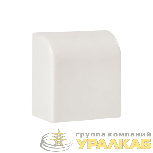 Заглушка 25х16 бел. Plast PROxima (уп.4шт) EKF 