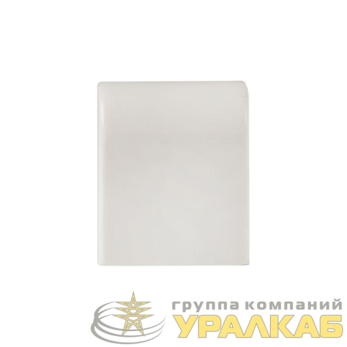 Заглушка 20х10 бел. Plast PROxima (уп.4шт) EKF 