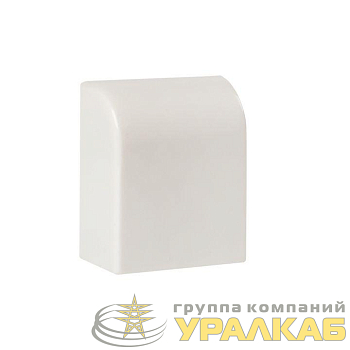 Заглушка 20х10 бел. Plast PROxima (уп.4шт) EKF 