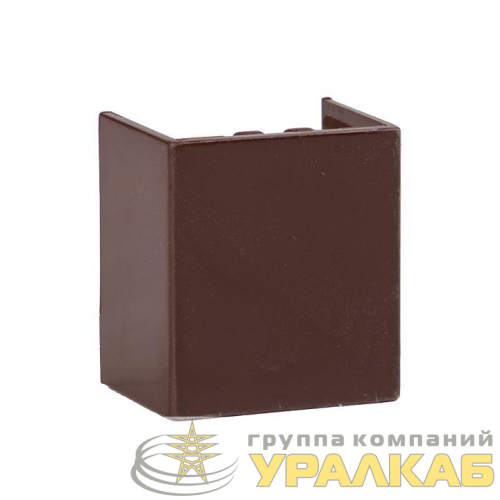 Соединитель 25х16 под темн. дерево Plast PROxima (уп.4шт) EKF 