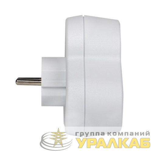 Разветвитель 3-м с заземл. 16А IP20 250В кругл. бел. PROxima EKF 