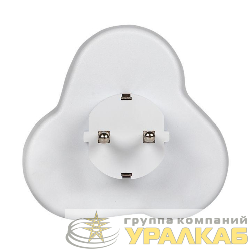 Разветвитель 3-м с заземл. 16А IP20 250В кругл. бел. PROxima EKF 