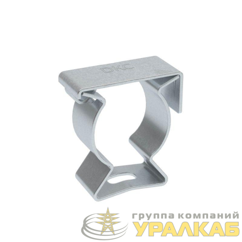 Держатель для труб (клипса) d25мм с крышкой нерж. сталь AISI 304 DKC 