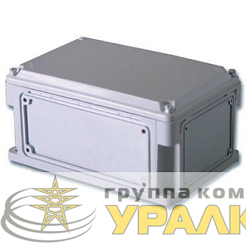 Корпус 400х200х146мм IP67 с непрозр. крышкой 21мм с фланцами пластик. DKC 