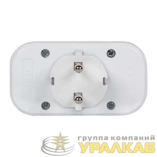 Разветвитель 2-м с заземл. 16А IP20 250В плоск. PROxima EKF 