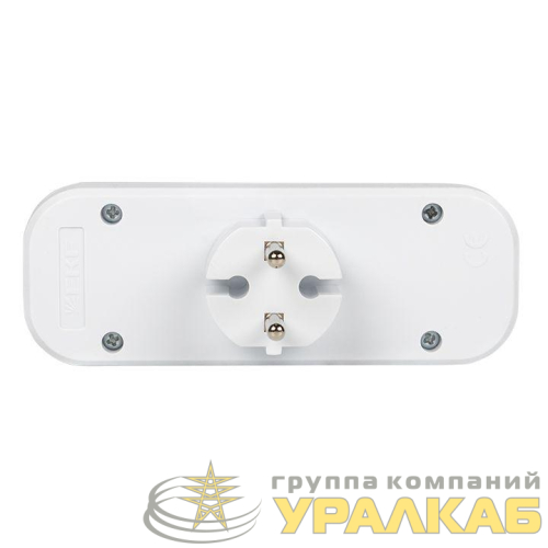 Разветвитель 3-м без заземл. 6А IP20 250В плоск. PROxima EKF 