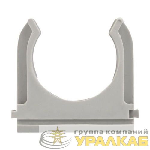 Держатель для труб (клипса) d40мм сер. (уп.30шт) Plast EKF 