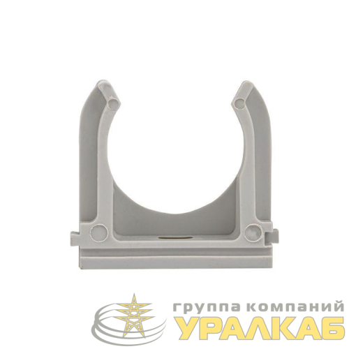 Держатель для труб (клипса) d32мм сер. (уп.50шт) Plast EKF 