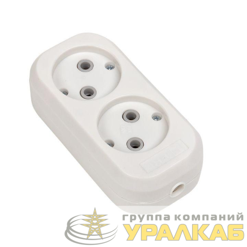 Колодка удлинителя 2-м без заземл. 10А Эксперт 2.2кВт EKF 