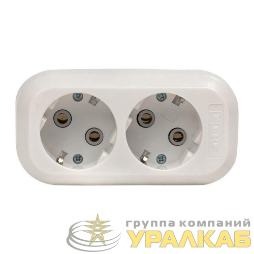 Колодка удлинителя 2-м с заземл. 16А Эксперт 3.5кВт EKF 