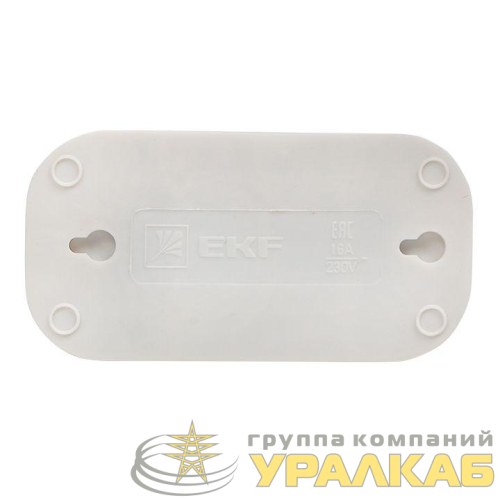 Колодка удлинителя 2-м с заземл. 16А Эксперт 3.5кВт EKF 
