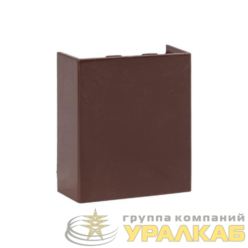 Соединитель 40х16 под темн. дерево Plast PROxima (уп.4шт) EKF 