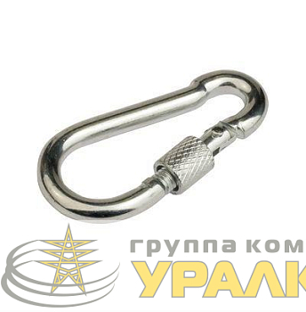 Карабин с фиксатором 6х60 (уп.5шт) DKC 