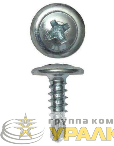 Саморез с пресс-шайбой 4.2х32со сверлом (уп.200шт) DKC 