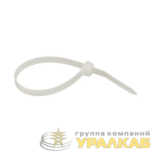 Хомут кабельный 4.8х150 нейл. бел. (уп.100шт) EKF 