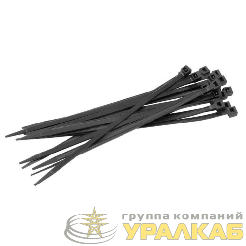 Хомут кабельный 7.2х400 нейл. черн. (уп.100шт) EKF 