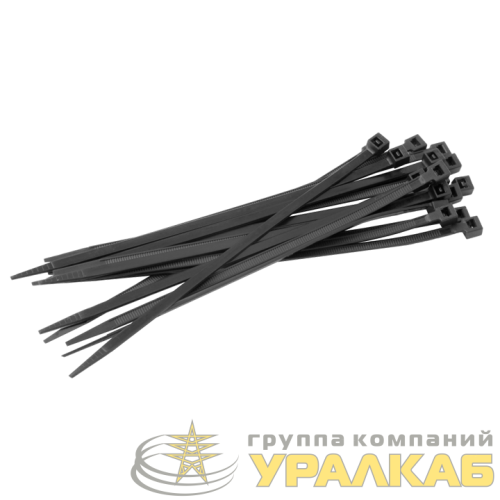 Хомут кабельный 7.2х400 нейл. черн. (уп.100шт) EKF 