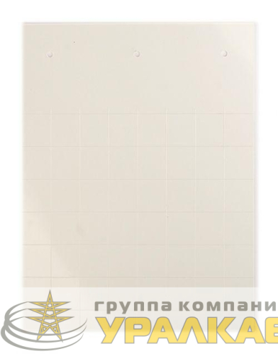 Табличка полужесткая установка в держатель ПВХ-0.5 бел. (уп.240шт) DKC 