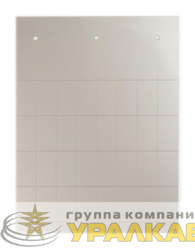 Табличка полужесткая установка в держатель ПВХ-0.5 металлик (уп.240шт) DKC 