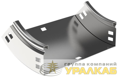 Угол для лотка плавный 45град. 500х80 В10 ESCA IEK 