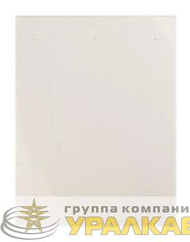 Табличка полужесткая установка в держатель ПВХ-0.5 металлик (уп.120шт) DKC 